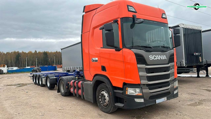 Отгрузка универсального полуприцепа контейнеровоза Тонар К4-U в г. Москва 7.10.24