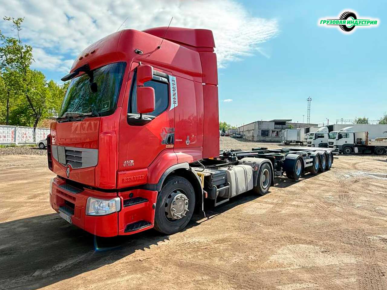 Отгрузка универсального полуприцепа контейнеровоза Тонар К4-U в г. Казань Отгрузка универсального полуприцепа контейнеровоза Тонар К4-U в г. Казань